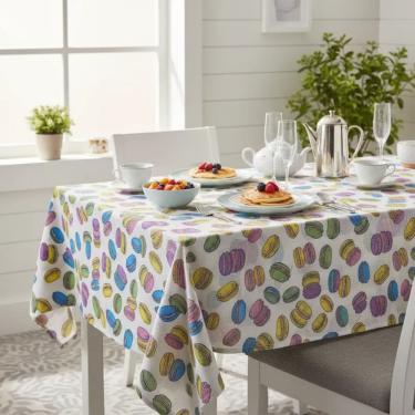 Imagem de Toalha de Mesa Teka Basic 6 Lugares Retangular Estampada 1,40m x 2,10m