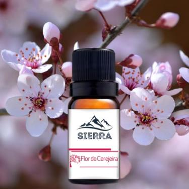Imagem de Essência para Difusor Elétrico Aromatizador e Umidificador de Ar Hidrossolúvel Aromaterapia Óleo Essencial 10ml (Flor de Cerejeira)