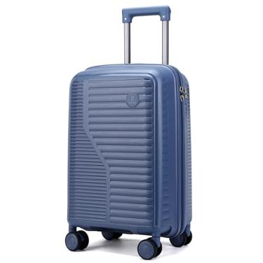 Imagem de Mala de Bordo Dermond PRO | Super Resistente, Cadeado Embutido e Rodas Silenciosas Removíveis (Azul Petróleo)