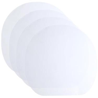 Imagem de CREATCABIN 8 peças raquetes transparentes de tênis de mesa película protetora autoadesiva raquete de pingue-pongue película protetora de tênis acessórios para protetor de borracha de mesa plástico