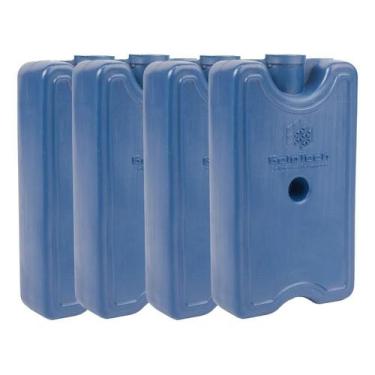 Imagem de Placa Gelo - Gel Reutilizável 200ml Kit C/ 4 Unid 12x6x2,5cm - GELOTEC