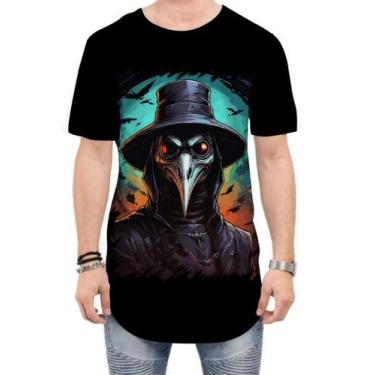 Imagem de Camiseta Longline Máscara da Peste Negra 4 - Kasubeck Store®, G
