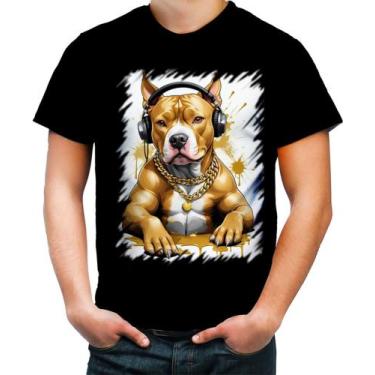 Imagem de Camiseta Colorida Pitbull com Headphones 4, INF 06