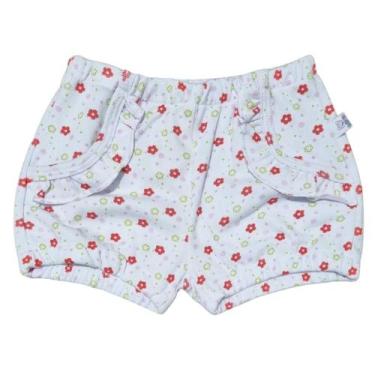 Imagem de Shorts Bebê Feminino Floral - Bebê Brasileiro, P