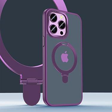 Imagem de Magnético para iPhone14 13Pro Max capa para celular com suporte anti-queda com tudo incluído capa para celular, T2, para iPhone XR