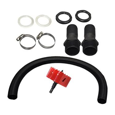 Imagem de ＡＷＨＡＯ de ligação de barril de chuva, de água portátil, fácil de instalar, leve, durável, tubo de conexão de mangueira para jardim, acampamento, 3,8 cm com cone