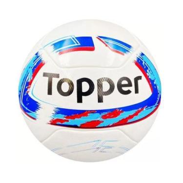 Imagem de Bola De Futsal Topper Dominator Pro - Branco/Azul