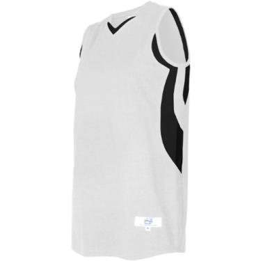 Imagem de Camiseta feminina de basquete Intensity, White/Black, Large