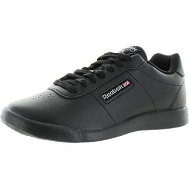 Imagem de Reebok Tênis feminino casual clássico Princess Lite, Preto, 35