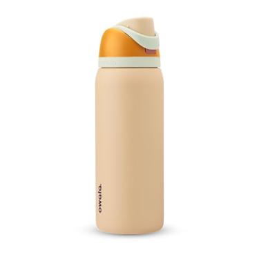 Imagem de GARRAFA OWALA FREESIP STAINLESS STEEL TERMICA 32OZ / 946ML - ORANGE/TAN (WATER IN THE DESERT)