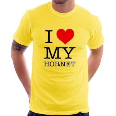 Imagem de Camiseta I Love My Hornet - Foca Na Moda