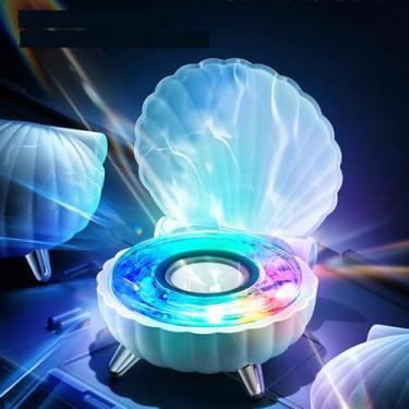 Imagem de Alto-falante Bluetooth Com Luz Noturna, Abajur Portátil Colorido Com Luz Noturna, Luminária de Mesa de Cabeceira Com Alto-falantes Externos, Decoração Recarregável para Quarto