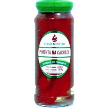 Imagem de Pimenta Malagueta Na Cachaça 350g Gourmet - Fogo Mineiro 
