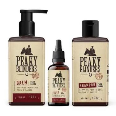 Imagem de Kit shampoo balm e óleo para barba Don Alcides Peaky Blinders