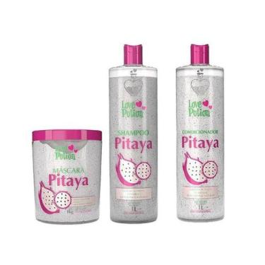 Imagem de Shampoo, condicionador e mascara de pitaya 1l - love potion, Kit Pitay
