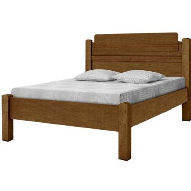 Imagem de Cama Casal Gabrielli Paris 140x204x110cm MDF / MDP, NATURE