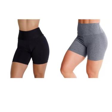 Imagem de Kit 2 Short Suplex Academia Fitness Legging  Corrida Natação - LMP Con