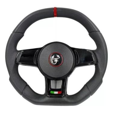 Imagem de Volante 37cm Evolution Preto Italia Palio 1996 97 98 99 2000 A 2013 Sp