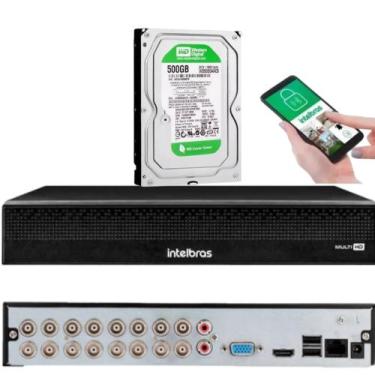 Imagem de Dvr Gravador Stand Alone Intelbras MHDX 1016c de 16 canais com 500gb e