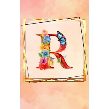 Imagem de Lined Composition Notebook: Monogram Journal R, 100 pages, 5 x 8", pocket sized