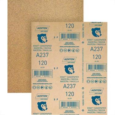 Imagem de Lixa Norton Madeira 120 C/50