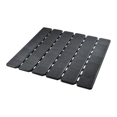 Imagem de Estrado antiderrapante para banheiro preto - STM PLASTIC