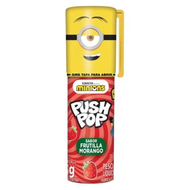 Imagem de Pirulito Push Pop Minions 14g