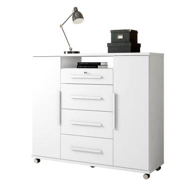 Imagem de Cômoda Sapateira Versátil Branco – Zanzini