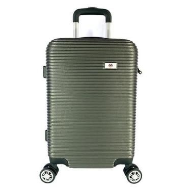 Imagem de Mala de viagem bordo pp 10kg c/ zíper expansível em abs - eagle - ac32