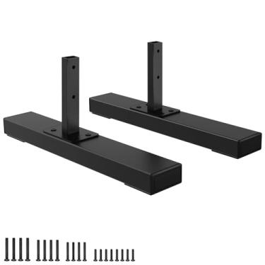 Imagem de Pernas de suporte de base de metal para Vizio, exclusivas para modelo de TV Vizio P65-E1 P65-F1 P55-E1, não serve para outros modelos, pernas de suporte de TV de substituição com parafusos e