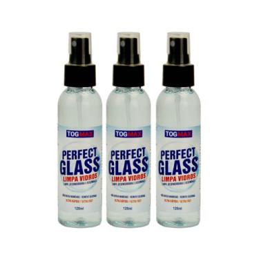 Imagem de Kit 3 Limpa Vidros Espelhos Automotivo Cristalizador Desembaça Desengo