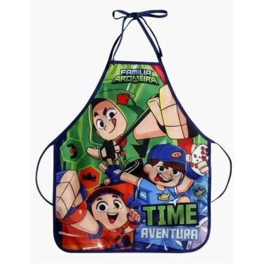 Imagem de Avental Atividades C/ Bolso Interno Família Arqueira Dermiwil - Dermiw