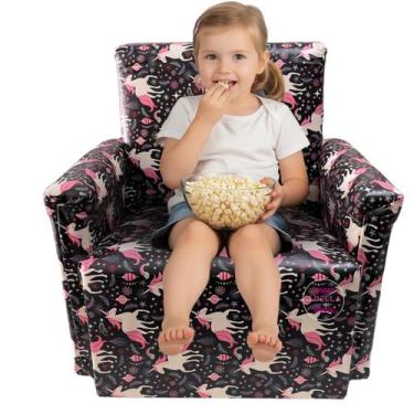 Imagem de Mini Poltrona Sofázinho Infantil Personalizada Para Meninos E Meninas,