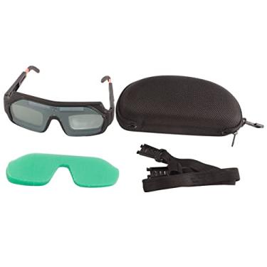 Imagem de Xixian Óculos de Soldagem de Escurecimento Automático Com Detector de Alta Sensibilidade, 10 Lentes de Reposição, para Soldagem Elétrica, Soldagem Blindada a Gás, Soldagem de,