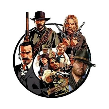 Imagem de Pôster De Arte Retrô Red Dead Redemption 2 Placa De Metal Decorativa P