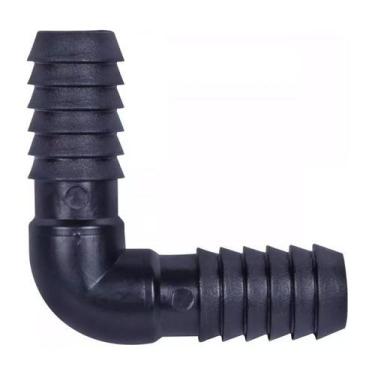 Imagem de Joelho 1'' Interno Duplo Liso Preto Plasbohn- 5 UNID.