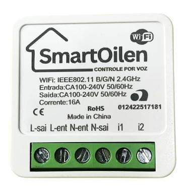 Imagem de Mini Interruptor Inteligente Wi-Fi 16A – Compatível com Alexa e Google Home – SmartOilen