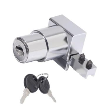 Imagem de Fechadura de caixa de exibição sem perfuração fechadura de combinação de liga de zinco fechadura deslizante porta armário de vidro