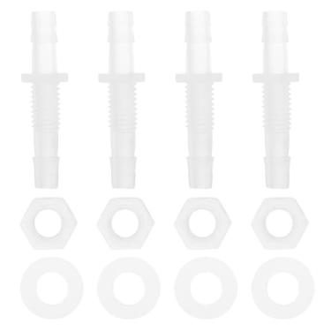 Imagem de 1 conjunto de mangueira de plástico, encaixe de farpa de mangueira de 15/162.6 cm, encaixe de anteparo transparente PP