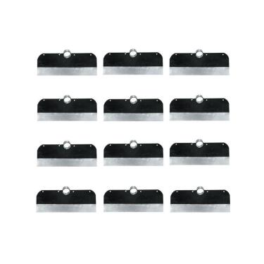 Imagem de Kit Rodo Mocho Com 12 Peças 1,5 Libras Sem Cabo - Cor: Preto