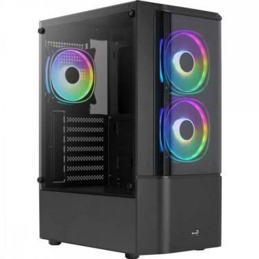 Imagem de Gabinete Gamer Aerocool Atx Quantum V2 Preto Lateral Vidro