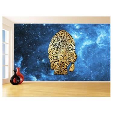Imagem de Papel De Parede 3D Animais Pop Art Onça Pintada 3,5M Pxa99 - Você Deco