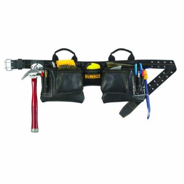 Imagem de DEWALT DG5472 Avental de couro de grão superior de carpinteiro, 12 bolsos