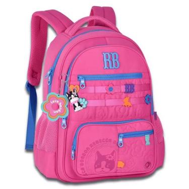 Imagem de Mochila De Costas Flower Power Rebecca Bonbon Nova Coleção Cor:Rosa, R