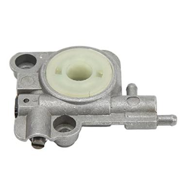 Imagem de Generic Bomba de óleo Com Engrenagem Helicoidal de Metal para Motosserra CS370 - Longa Vida útil - Adequado para Cirurgiões de árvores Profissionais - Alumínio, Ferro