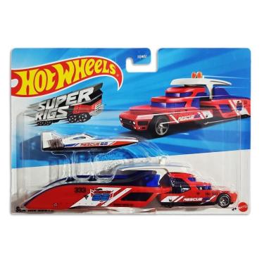 Imagem de Hot Wheels Caminhão Com Carrinho Super Rigs - Mattel Bdw51 S
