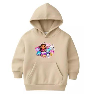 Imagem de Moletom Infantil Estampado Tuma Gabby casa magica, Bege, 06