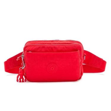 Imagem de Bolsa Transversal Kipling Abanu Multi Vermelho-Unissex