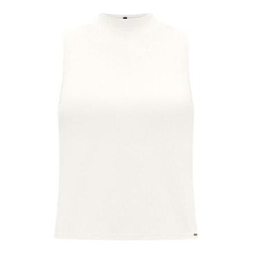 Imagem de Blusa Regata Canelada Básica Feminina Lunender 00411 Offwhite, Offwhit