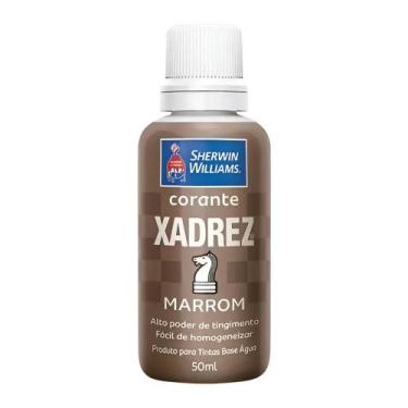 Imagem de Corante Tintas Liquido Marrom 50ml Xadrez Sherwin Williams